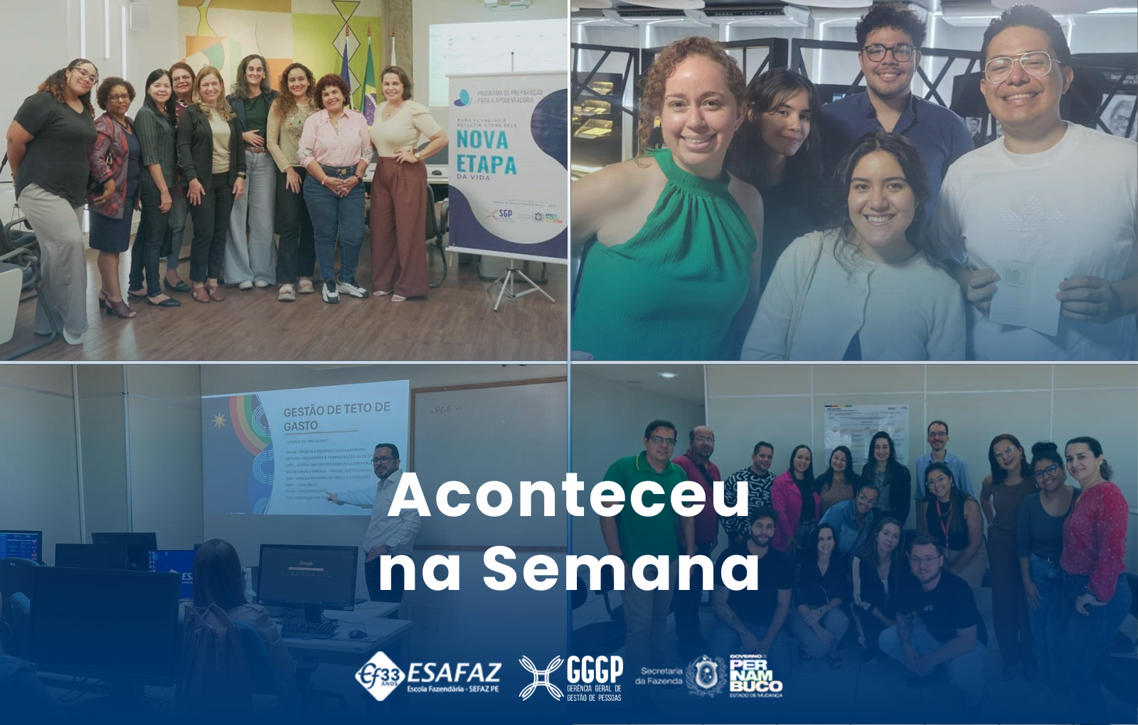 Resumo da semana na Escola Fazendária