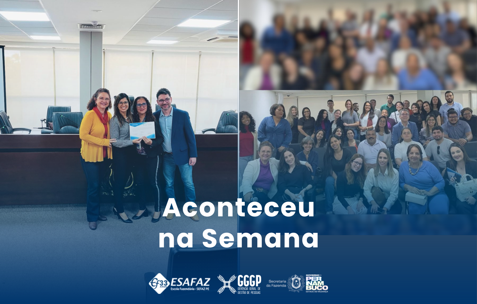 Resumo da semana na Escola Fazendária