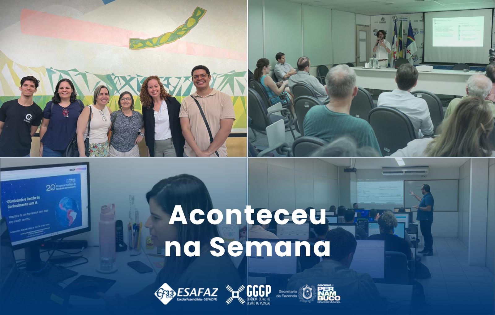 Resumo da semana de na Escola Fazendária