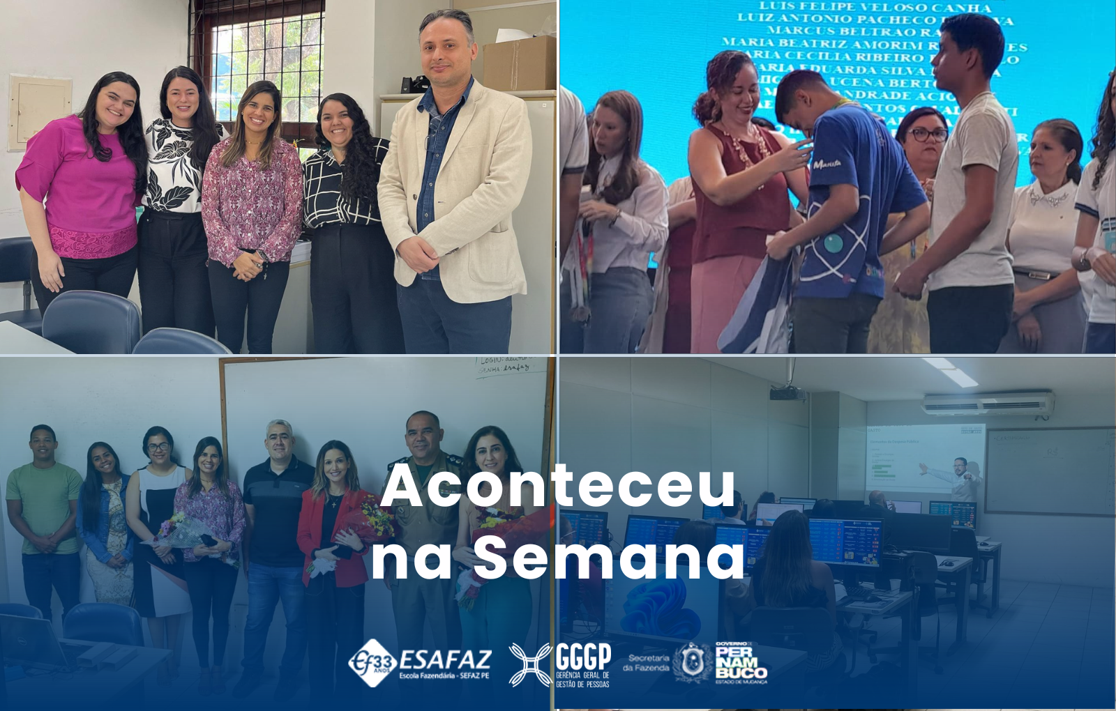 Resumo da semana na Escola Fazendária