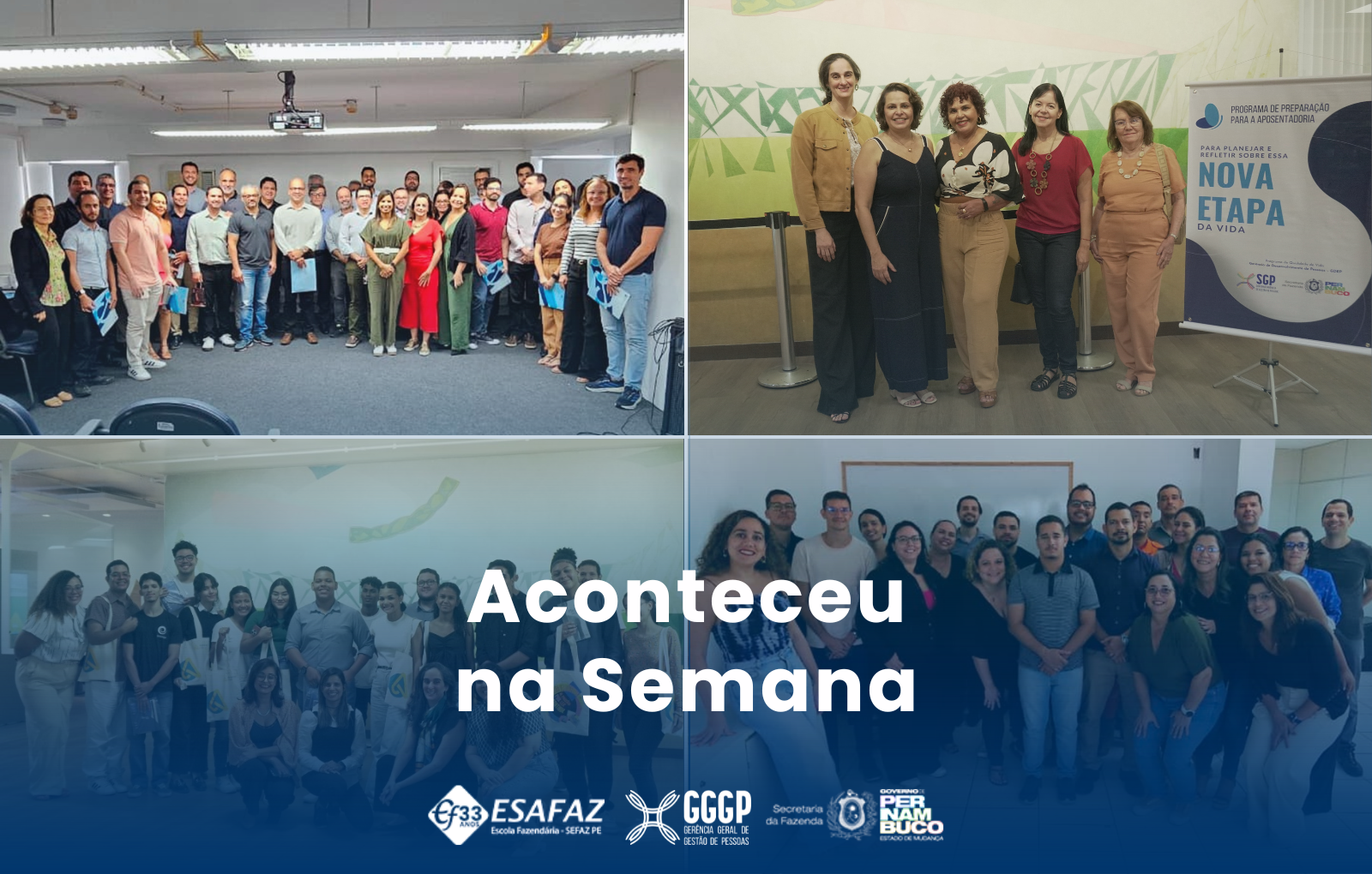 Resumo da semana na Escola Fazendária