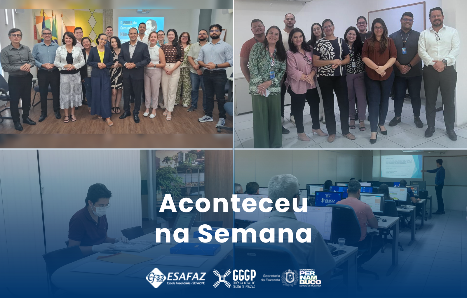 Resumo da semana na Escola Fazendária