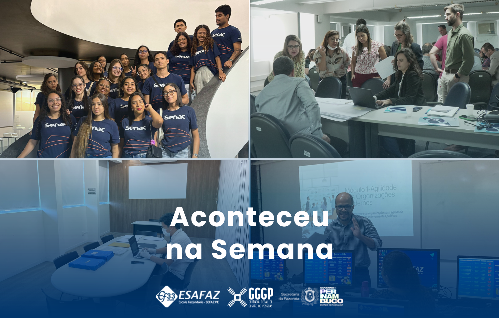 Resumo da semana de na Escola Fazendária