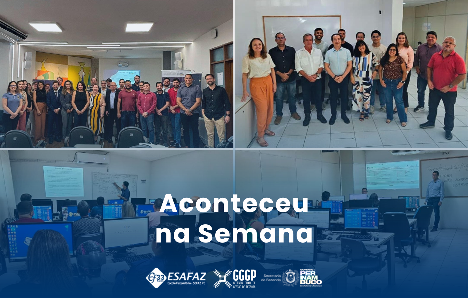 Resumo da semana de na Escola Fazendária