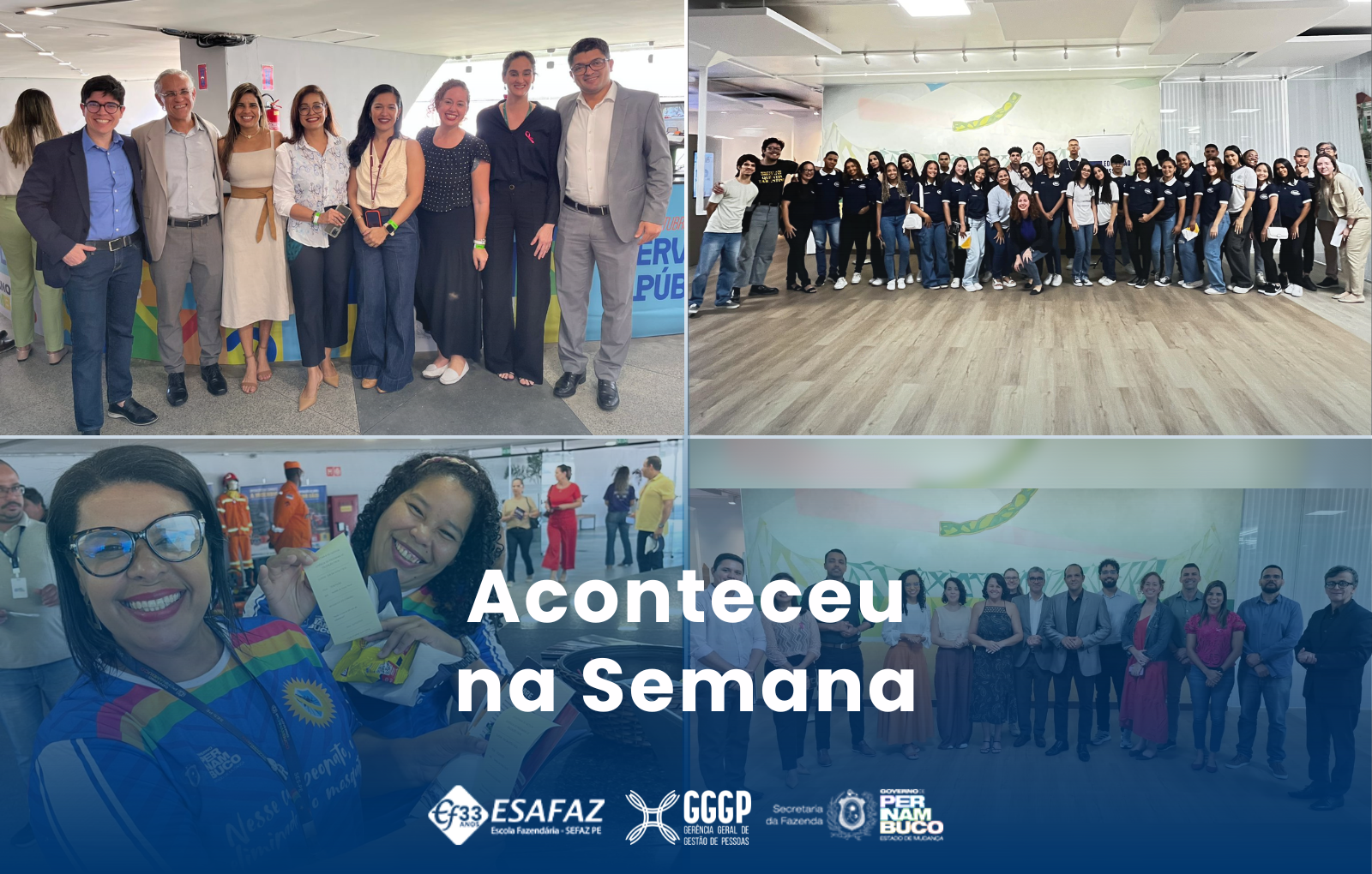 Resumo da semana na Escola Fazendária