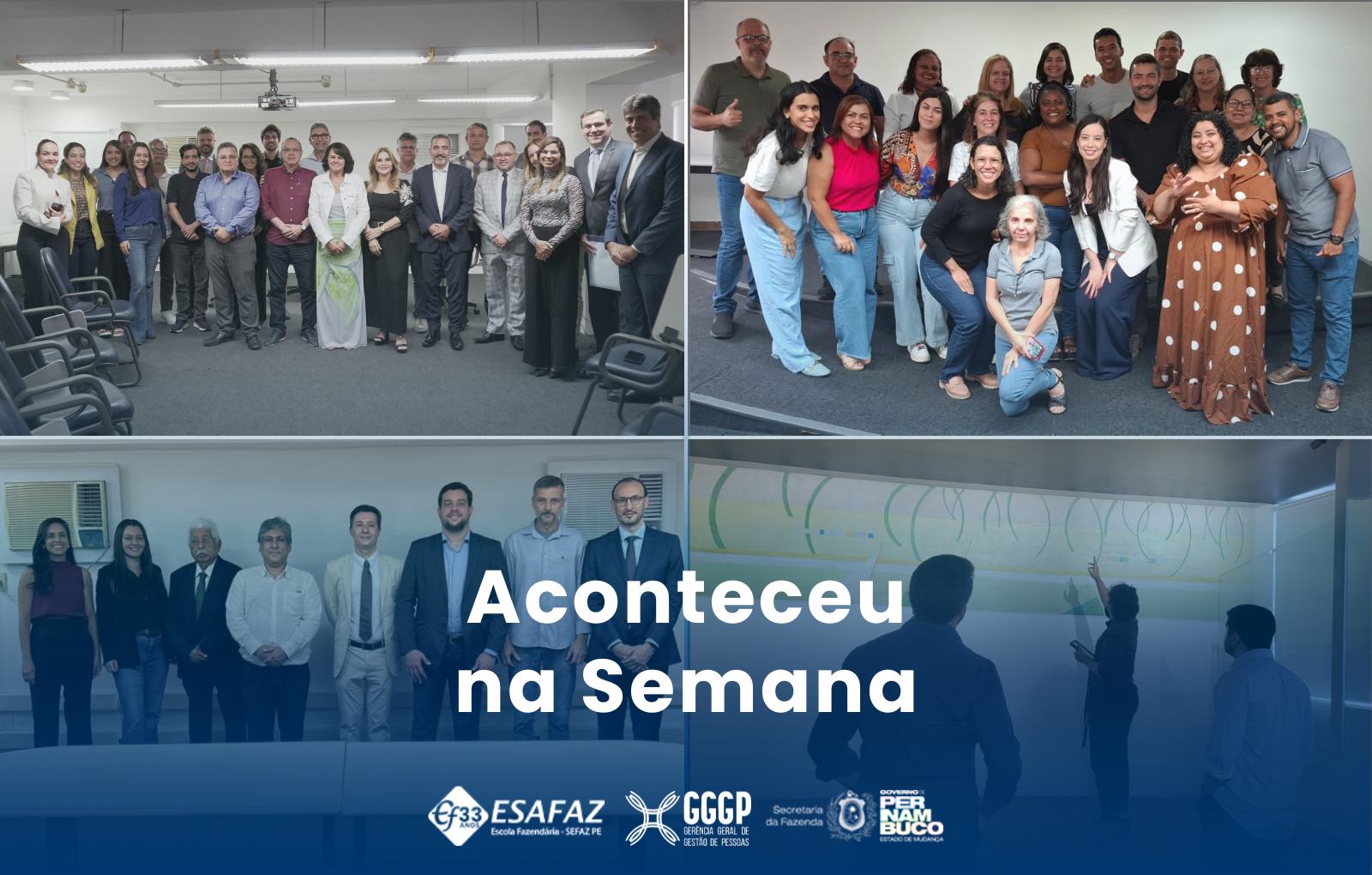 Resumo da semana na Escola Fazendária