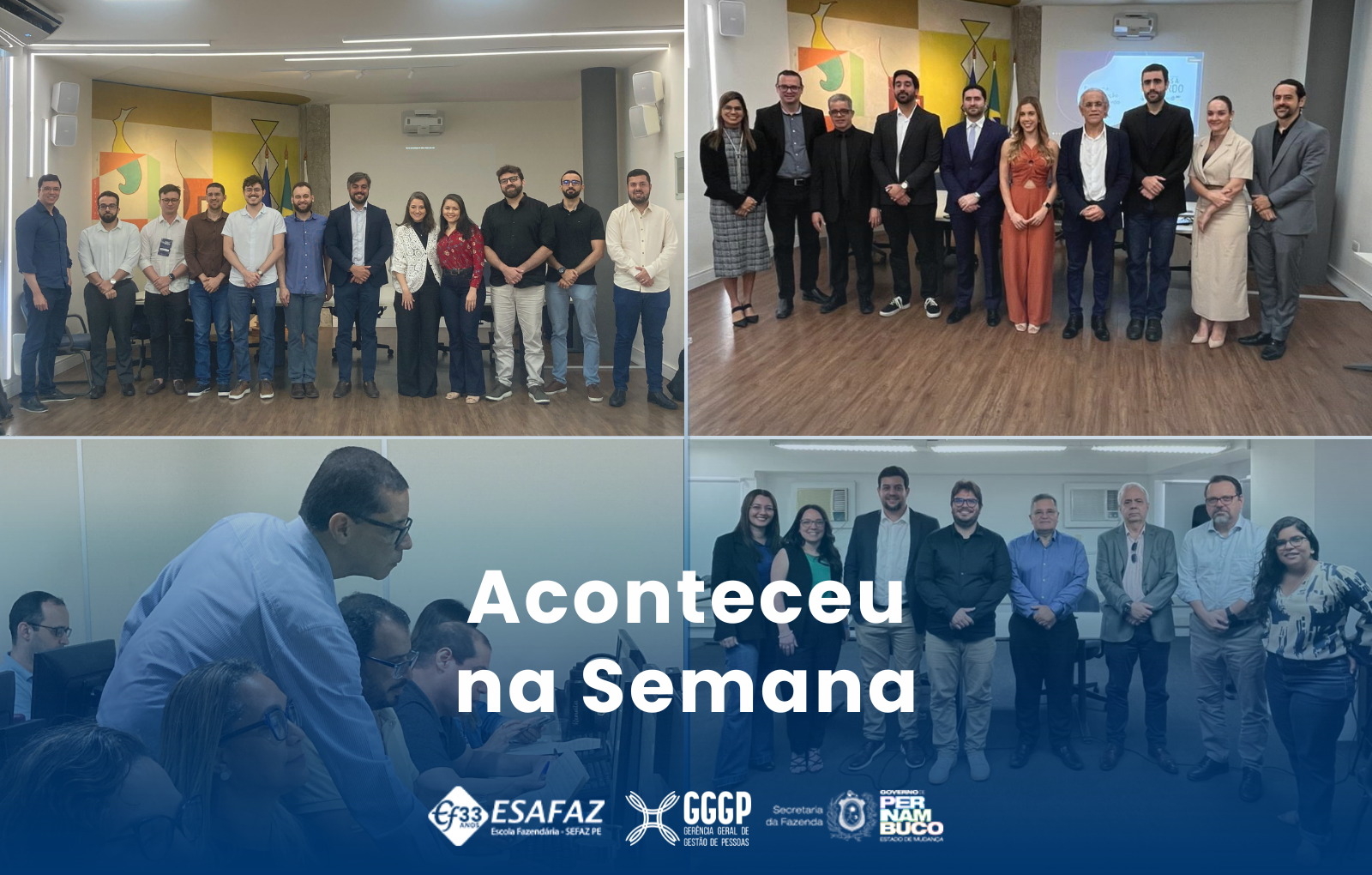 Resumo da semana na Escola Fazendária